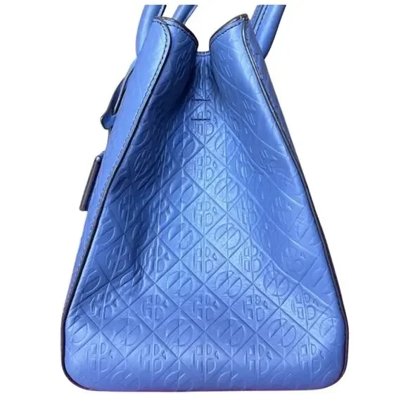 Henri Bendel Periwinkle Empire Tote EUC - Picture 3 of 14